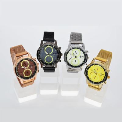 China G5822-ML Chronograph Newcomers Fashion Business Design Men Simple Casual Waterproof Quartz Wristwatches for sale