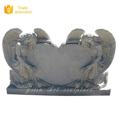 China Modern Marble Tombstones Angel Headstone Statue For Sale for sale