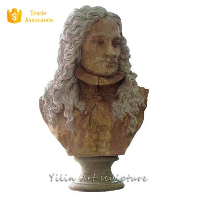 China Modern Carved Stone Beethoven Bust Marble Statue For Sale for sale