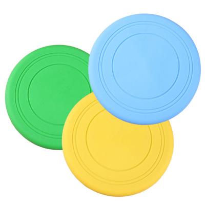 China 2022 Outdoor Colorful Dog Bite Dog Flying Silicone Interactive Pet Supplies Foldable Soft Resistant Toy Discs for sale