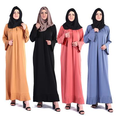 China Abaya Dress Abaya Women Polyester Long Robe Maxi Dress Muslim Dress For Women Kaftan Islamic Arab Casual Clothing for sale