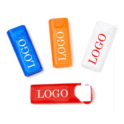 China Custom Bandage Stocked Logo Promotion Gift Plaster Adhesive Stocked Aid Band Plastic Tin Box for sale