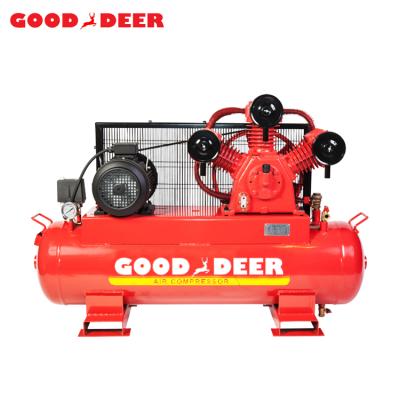 China Lubricated Piston 5.5HP Three Stage Air Compressor With Forklift Hole Condor Switch Fusheng 115PSI Single Stage Air Compressor for sale