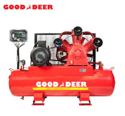 China Lubricated Electric Piston 15HP Stationary Air Compressor , Single Stage 115PSI Air Compressor for sale