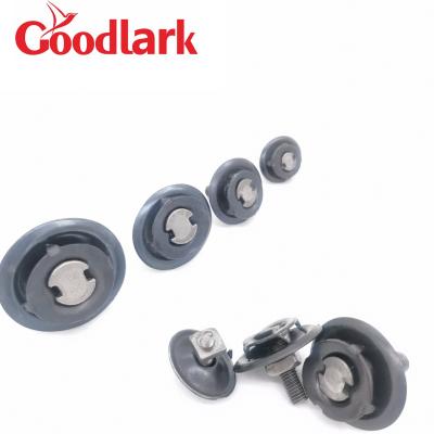 China M6 Stainless Steel Lark Brand Belt Fastener Conveyor Euro Bucket Oval Bolt Belt Fastener for sale