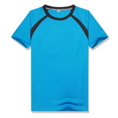 China Anti-Wrinkle Men's 100% Polyester Mesh Slim Fit Quick Dry T-shirts Running Sports T-shirts Custom Printing for sale