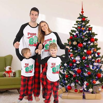 China 100% Polyester Winter Sleepwear Toddler Kids Matching Christmas Pajamas Family Pajama Set For Women Mommy And Me Pajamas Sleepwear Two Piece Set for sale