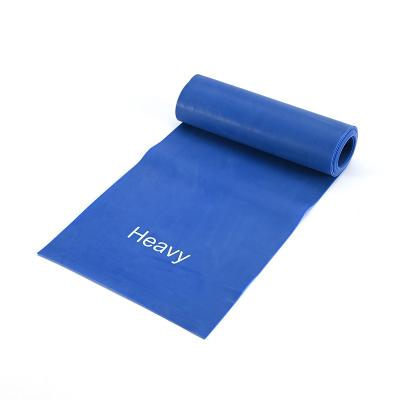 China Widely Used Elastic Special Design Blue Natural Latex Exercise Resistance Bands Custom Made for sale