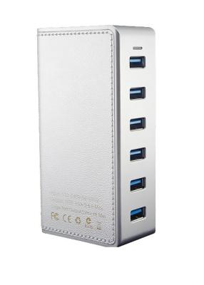 China 10A 6 Port Multi USB Travel Charger Desktop Charging Station With CE Certified for sale