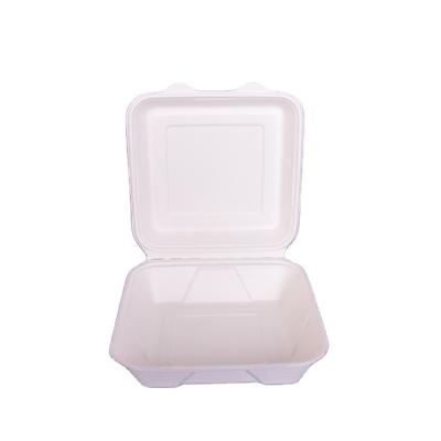 China Custom Wholesale Disposable Compostable Biodegradable Bagasse Clamshell Disposable Food Bowl for sale