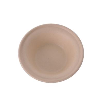 China Wholesale Eco-friendly Natural Healthy Biodegradable Custom Unbleached Pulp Wheat Straw Disposable Bowl for sale