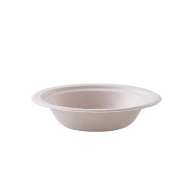 China Minimalist's 350ml Disposable Unbleached Wheat Straw Pulp Bowl for sale