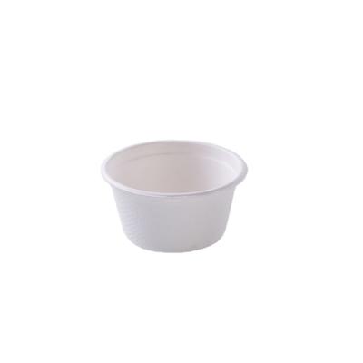 China Factory direct sale 2oz safe compostable bagasse microwave disposable hot drink cup coffee with lid for sale