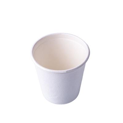 China Wholesale Custom Compostable Bagasse Drinking Mug Disposable Hot Coffee Mug Low Price Eco-Friendly for sale