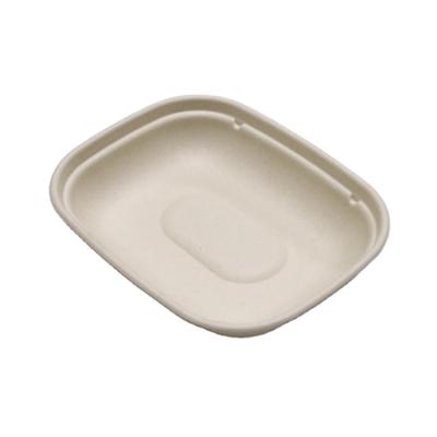 China Minimalist 750ml Bagasse Food Tray With Lids for sale