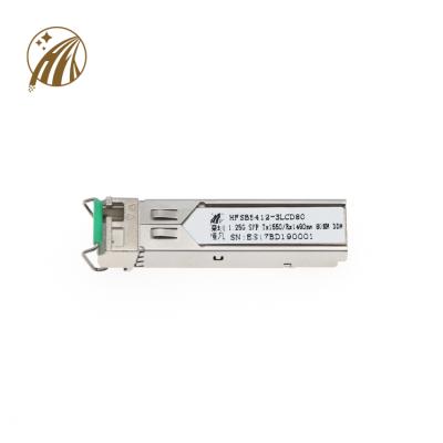 China Data Center Compatible SFP Fiber Transceiver Module Single Mode 80KM LC Connector for sale