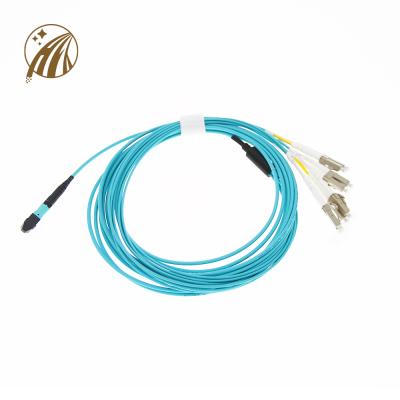 China FTTX Fiber Optic Patch Cord 40G 10G Multi Mode Duplex LC LC OM4 Fiber Patch Cable 5m 1m 2m 3m for sale