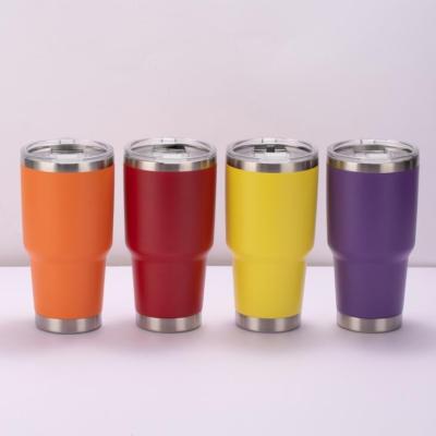 China High Quality Sustainable BPA Food Grade 30oz Wall Free 18/8 Double Vacuum Insulated Stainless Steel Metal Tumbler for sale