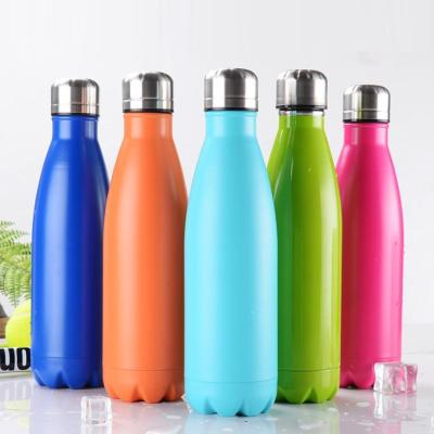 China 350Ml 500Ml 750Ml 1L Double Wall 304 Stainless Steel Vacuum Flask Cola Viable Creative Shape Insulated Water Bottle For Outdoor Sports for sale