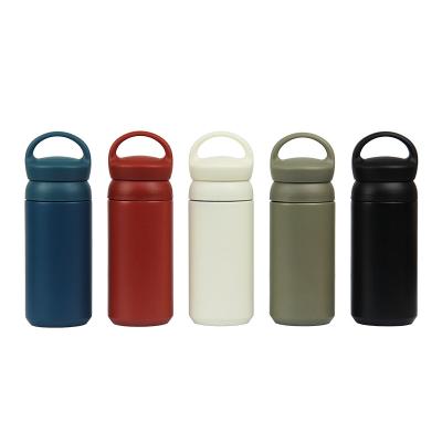 China Japan Style Portable 350ML 500ML Double Wall Stainless Steel Vacuum Insulation Promotional Coffee Mug for sale