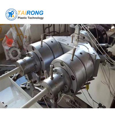 China Twin PIPE Screw Extruder Price PVC Pipe Production Line Rigid Extrusion Machine Making PVC-Pipe-Making-Machine-Price for sale