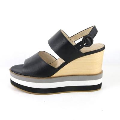 China Breathable Platform Wedge Sandals Fashion Women's Shoes Sexy High Heels Open Toe Sandal for sale