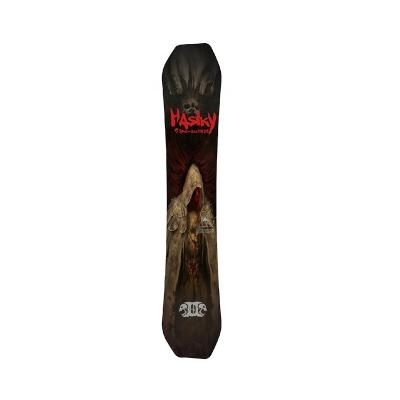 China 160cm Swallowtail Snowboard Bamboo Powder Top Snowboard Custom Leaf Snowboard Bart for sale