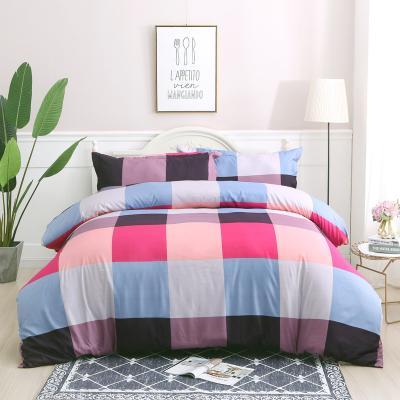 China Microfiber Duvet Cover Sheet Nondisposable 100% Polyester Printed Bedding Set for sale