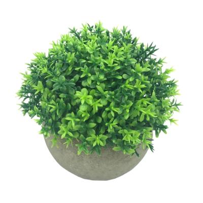 China Minimalist OEM /ODM Gift Hydroponics Plants Faux Greenery Tabletop Decorative Artificial Bonsai With Glass Pots For Home Decor for sale