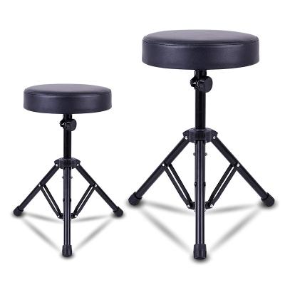 China Drums Lover Stringed Instruments Parts Jazz Drum Stool Adjustable Height Rotating Seat Thick Leather Sponge Drum Stool for sale