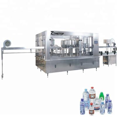 China Plastic Screw Cap Filling Automatic Plant Mineral Water Drinking Bottling Equipment Price for sale