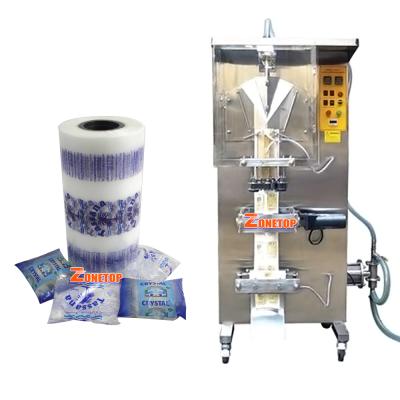 China Automatic Beverage Sachet Water Processing Machine / Pure Water Filler / Mini Bag Water Production Machine for sale