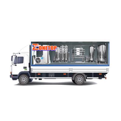 China RO Water Desalination Truck Mounted Salt Water Desalination Plant Car Trailer Truck Seawater Treatment Plant for sale