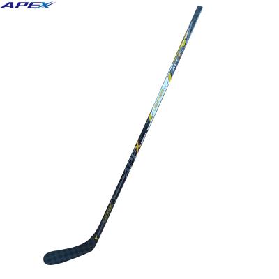 China One Piece Ice Hockey Stick Carbon Fiber Compound Hockey Sticks for Junior, Senior, Intermediate for sale