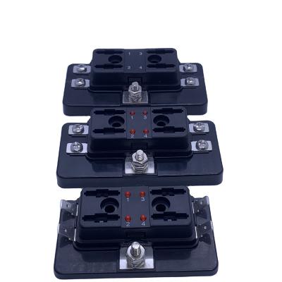 China Quick Connects / M4 Screws) R3-76 4 10 12 Series For Car Seafood Ship Ways Fuse Blocks Blade Fuse Holder for sale