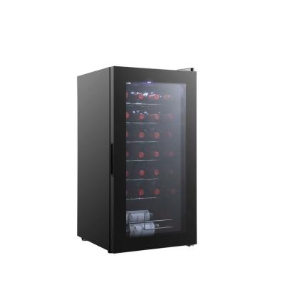 China Led Hotel Compressor Show Cellar Wine Cooler Wine Fridge for sale