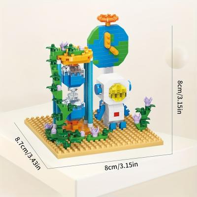 China Mini Astronaut Series MY95025-95030 Microparticle DIY Building Blocks Toys Eco-friendly Material Educational Birthday Gifts for Boys and Girls for sale