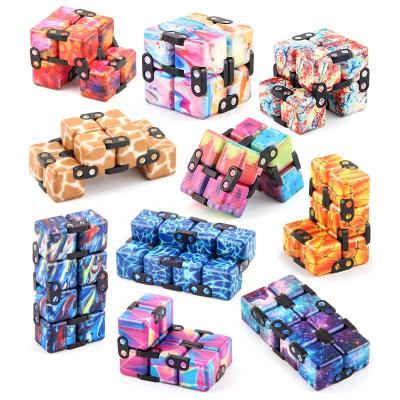 China Other Weird New 71.8g Decompression Toy UV Printing Infinite Cube for sale