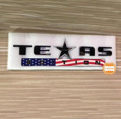 China Car Decoration TEXAS Car Symbols And ABS TEXAS Sticker And USA Flag TEXAS Car Badges for sale