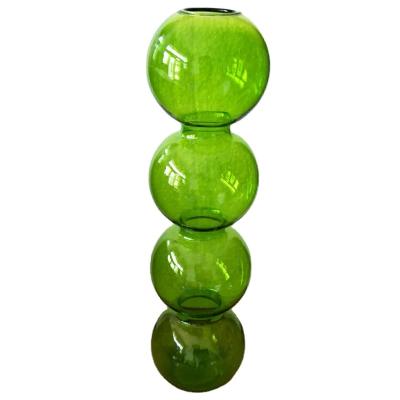 China Hydroponic Glass Vase Stocked HY Bubble Vases Home Hydroponic Glass Hydroponic Spherical Flower Arrangement Niche Flower Arrangement Decoration for sale