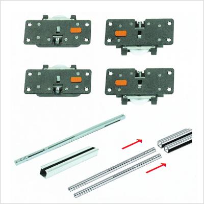 China Modern Hanging Plastic Track And Sliding Door Wheel Rollers Sliding Door Wheels for sale