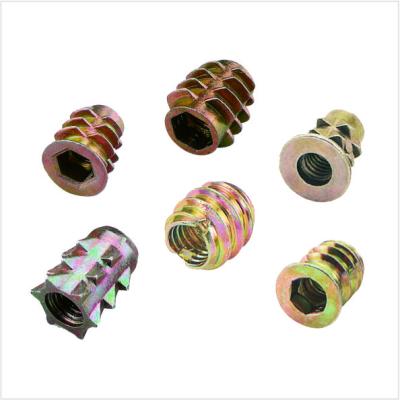 China Factory Sale Flat Head Barrel Nuts Rivet Blind Nut With Inner And Outer Teeth 4CM /6CM /8CM for sale