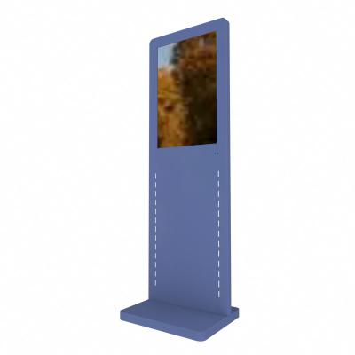 China Stainless steel Shopping mall advertising machine sheet metal cabinet with display screen for sale