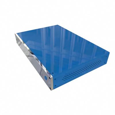 China Carbon Steel Blue ultra-thin sheet metal cabinet ultra-thin stainless steel cabinet manufacturer for sale