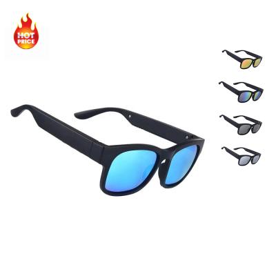 China BLUE TOOTH SUNGLASSES shape 400 UV polarized over the ear blue tooth sunglasses wireless headphones with colored glass for sale