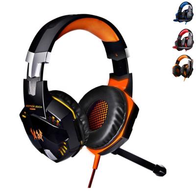 China 2021 Best Selling Noise Reduction High Definition Earphone Support Good Quality G2000 Computer Gaming Headphones With Microphone for sale