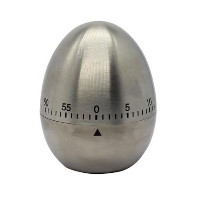 China Multifunctional Egg Shape Stainless Steel Digital Cute Different Shape Kitchen Mechanical Timer for sale