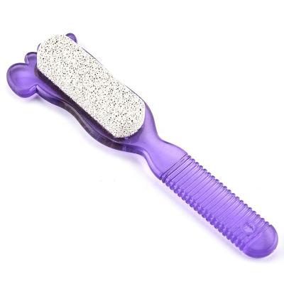 China Hot Seller Safety Exfoliating Tool Pedicure Dead Dry Skin To Remove Plastic Handle Foot File for sale