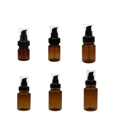 China Packaging Cosmetics Skincare Products Wholesale stock product40ml 60ml 80ml 100ml 120ml150ml  round clear foundation pump head cosmetics bottle for skin care for sale