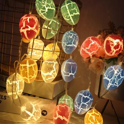 China Lovely String Easter Light String Eggs Led Waterproof Indoor Outdoor Lights Easter Decoration Lights for sale